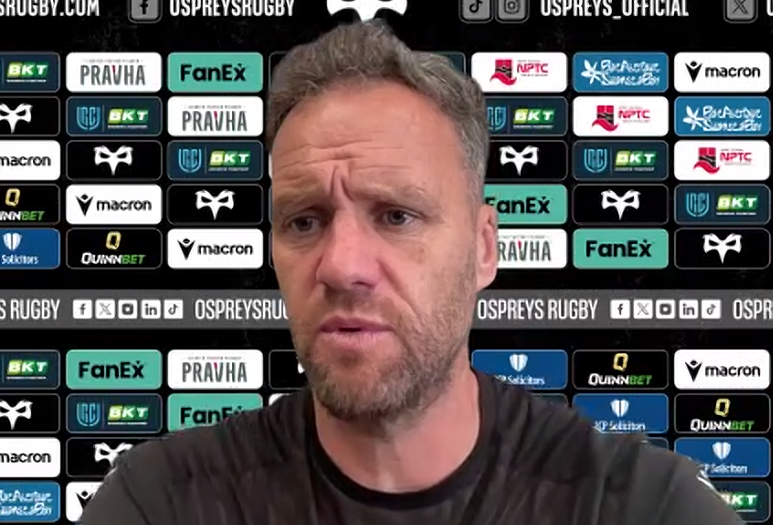 Ospreys head coach Mark Jones