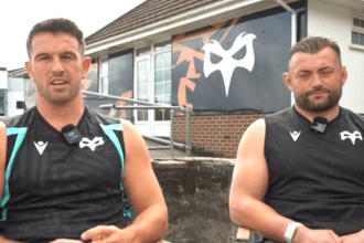 Ospreys co-captains Owen Watkin and Sam Parry