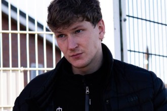 Midfielder Tom Johnston after re-signing for Pure Swansea