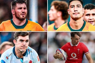 Composite of Ospreys debutants Liam Wright, Lalakai Foketi, Tom Rogers and Lawson Creighton