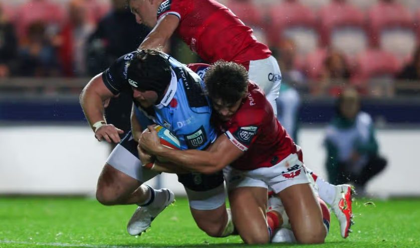 Scarlets in action against Cardiff at Parc y Scarlets