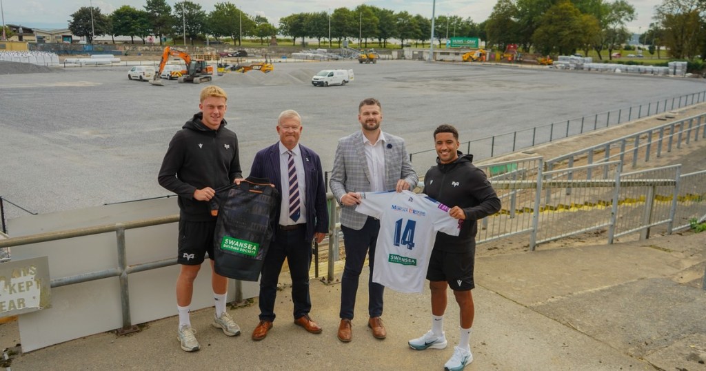 ST HELEN’S: Swansea Building Society backs both city clubs as Ospreys and All Whites move in