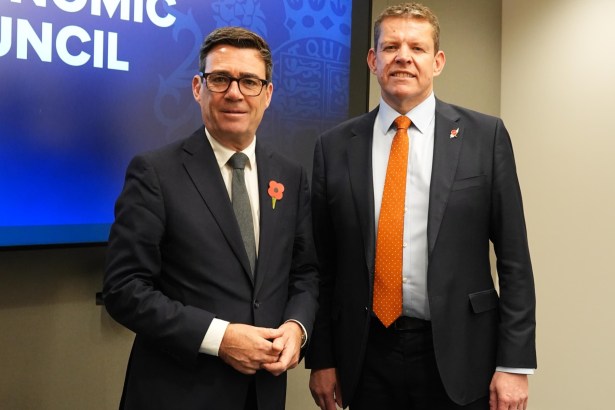 First Minister Rhun ap Iorwerth and Prime Minister Andy Burnham meeting in Glasgow