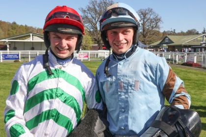 Jockeys Sean and James Bowen, brothers both shortlisted for National Hunt Jockey of the Year at the 2026 Welsh Horse Racing Awards