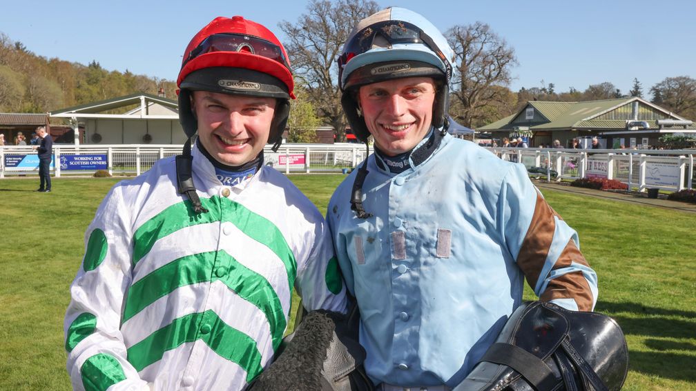 Jockeys Sean and James Bowen, brothers both shortlisted for National Hunt Jockey of the Year at the 2026 Welsh Horse Racing Awards