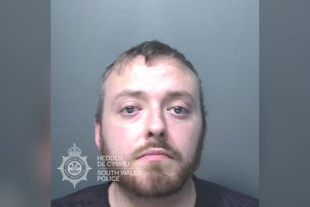 South Wales Police custody photo of Matthew Bailey