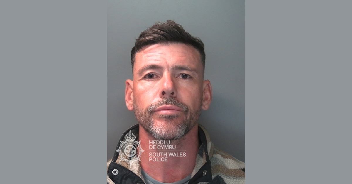 Custody photograph of Gavin Smith, 44, from Pontlliw