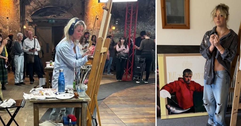SWANSEA: Teen painter who started in a lockdown shed takes on TV’s Portrait Artist of the Year