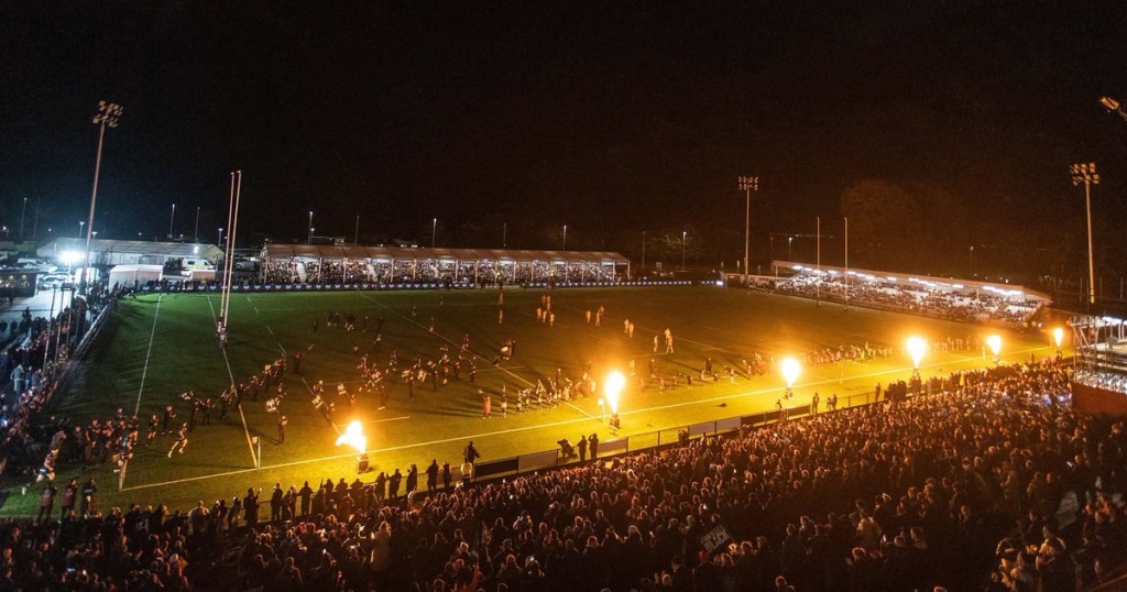 ST HELEN’S: Council leader opens the rebuilt ground with the first whistle, then turns back to the WRU