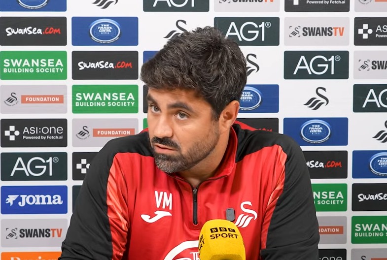 SWANS: ‘10 games is 10 games’: Matos won’t get carried away as West Ham test Swansea’s promotion credentials